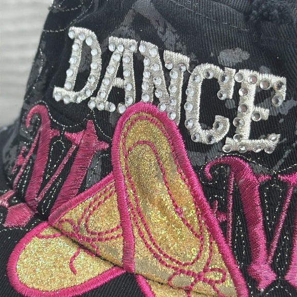 (W4)Leader L.O.G.A Y2K Cap Dance
Mom W/Rhinestone
Distressed Adjustable Black
NW main image 10
